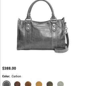 Frye Melissa Satchel carbon